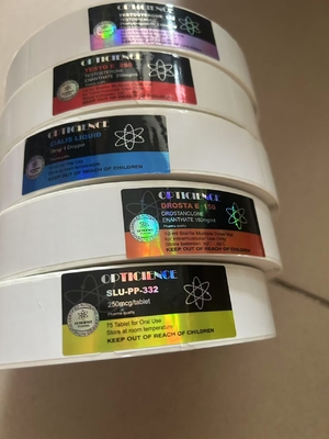 SLU-PP-332 250MCG 정제 라벨 홀로그램 재료 인쇄 방수 롤