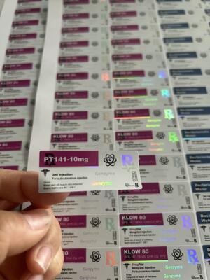 PT141 10MG 소형 투여병약 라벨