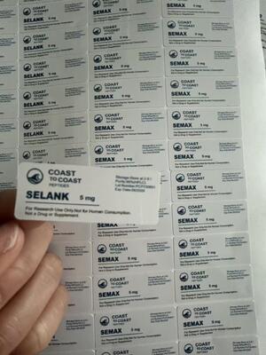 Selank 5mg 소형 수면 2 3 ml 유리 병 펩타이드 라벨