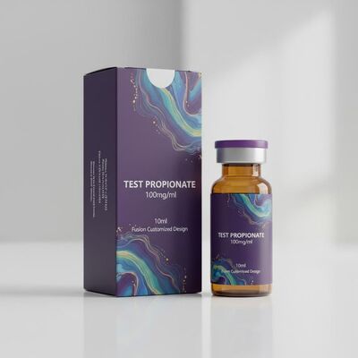 프로피오네이트 100mg 융합 맞춤형 디자인 10ml 바이알 라벨 및 상자 테스트