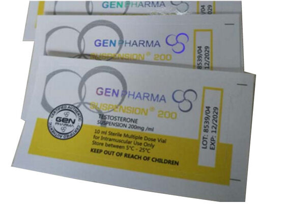 강한 접착제, 작은 유리병 병 상표가 플라스틱 방수 작은 유리병에 의하여 레테르를 붙입니다