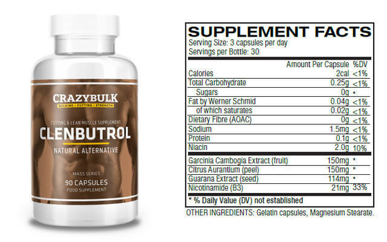 50mcg 플라스틱 약병을 위한 홀로그램이 Clenbuterol 구두 주문 작은 유리병에 의하여 레테르를 붙입니다