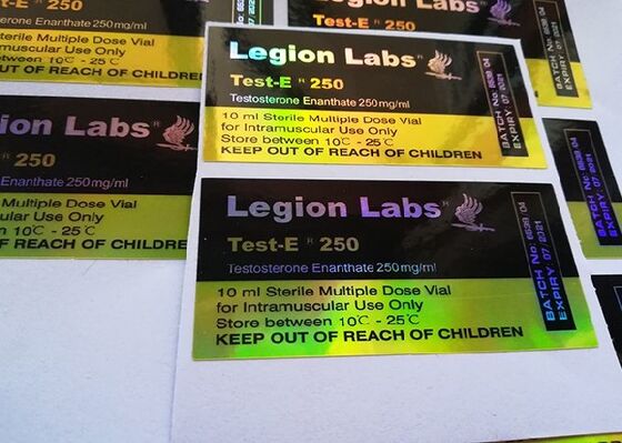 10ml 작은 유리병 홀로그램 스티커 상표/약 병 상표 레이저 인쇄