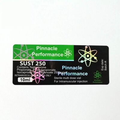 Sust 250MG를 위해 방수 주문 크기가 실험실 유리제 작은 유리병에 의하여 레테르를 붙입니다