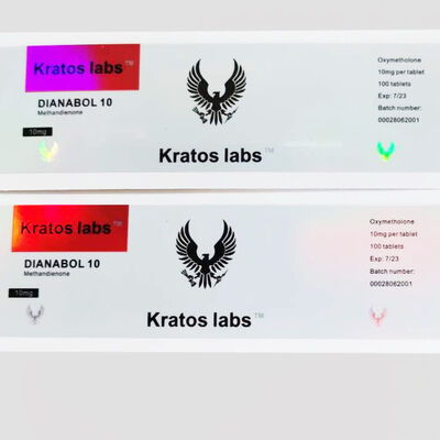 방수 다이 컷 홀로그램 약물 라벨 스티커