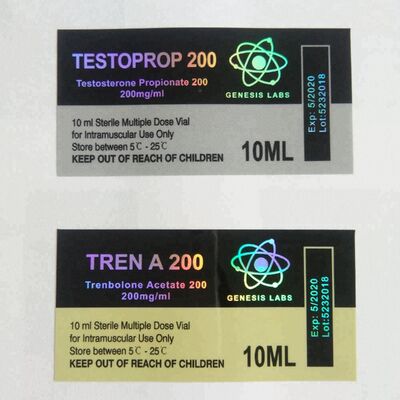 OEM 인쇄 PET 제약 10ml 유리 바이알 라벨