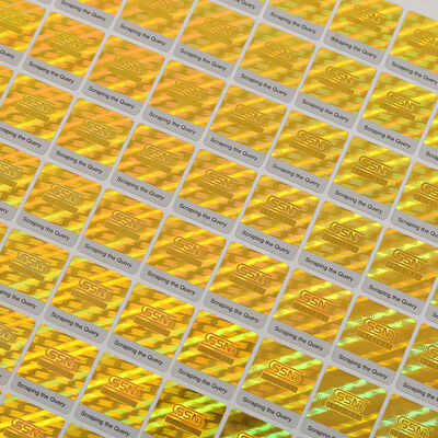 반대 레이더 3D PET 필름 보호 홀로그램 스티커