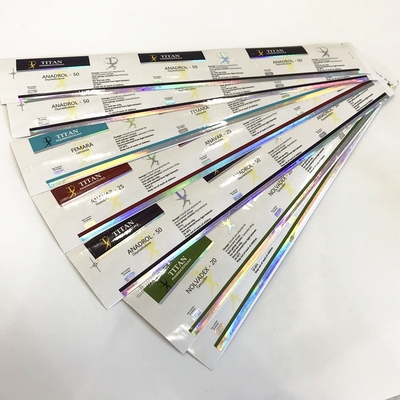 4C 프린팅 주입 10 밀리람베르트 물약병 브랜드 6x3cm