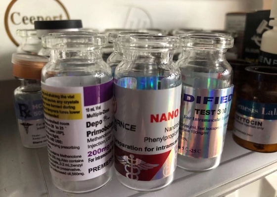 PET 홀로그램 에난테이트 테스트 10ml 바이알 라벨