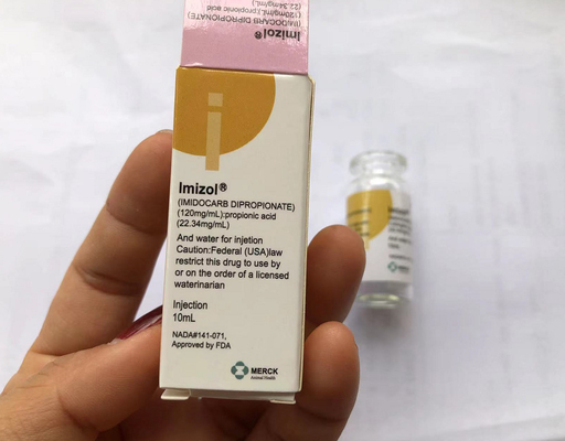 Imizol Imidocarb Dipropionate 12 Mg/Ml 프로피온산 라벨 및 상자